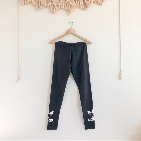 adidas Pants - Adidas Trefoil Logo Yoga Leggings